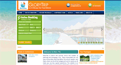Desktop Screenshot of glorytrip.com
